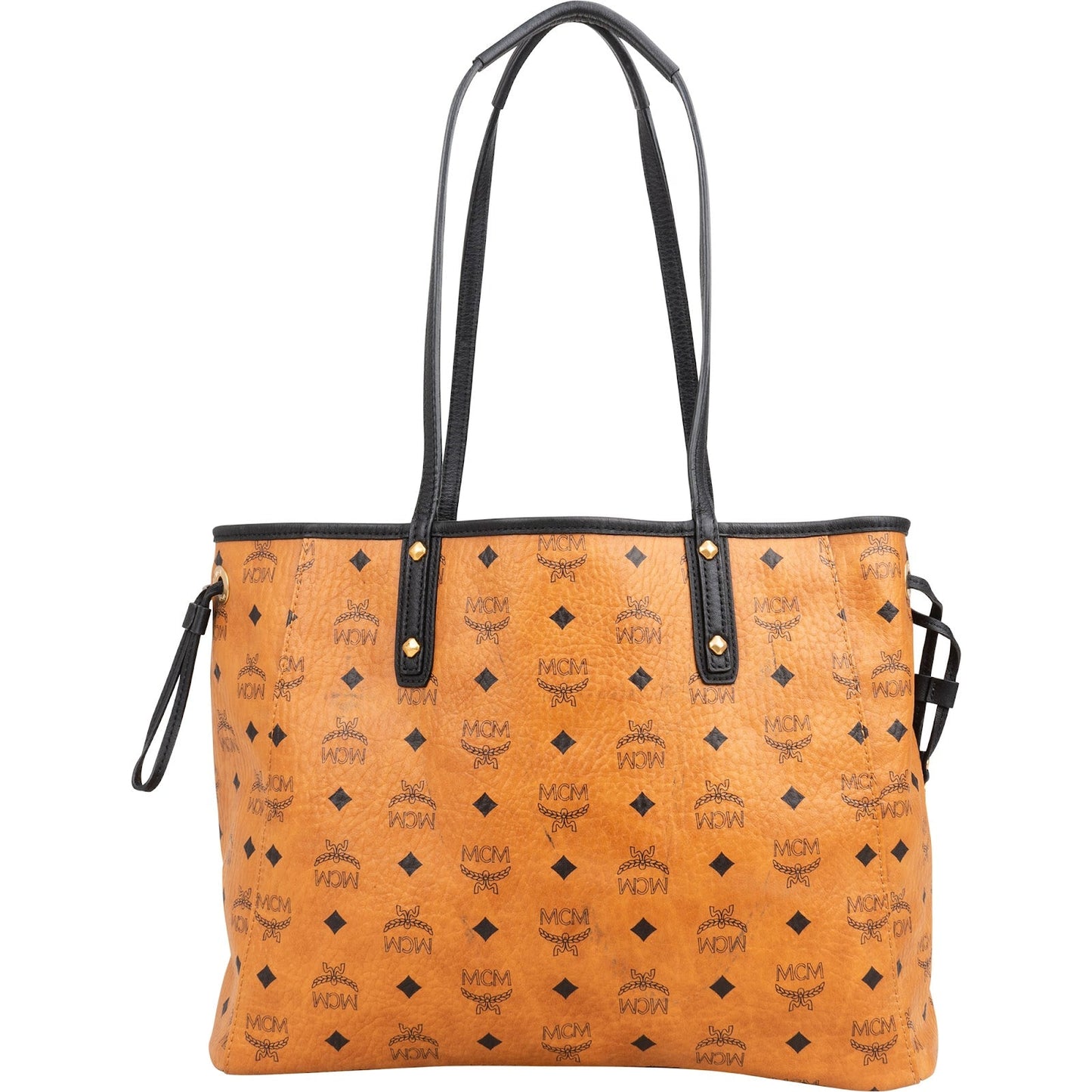 MCM Monogram Visetos Liz Reversible Shopper Shoulder Bag