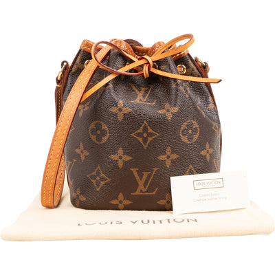 Louis Vuitton Monogram Canvas Nano Noé Petit Crossbody Bag
