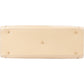 Gucci Beige Patent Leather Bamboo Tote Handbag