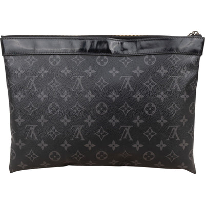 Louis Vuitton Monogram Canvas Eclipse Pochette Voyage MM Clutch