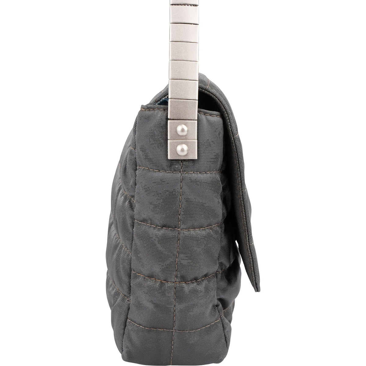Chanel Chocolate Bar Flap aus Nylon (limitiert) – Ansicht 3
