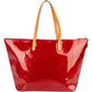 Louis Vuitton Rouge Vernis Monogram Bellevue MM Handbag