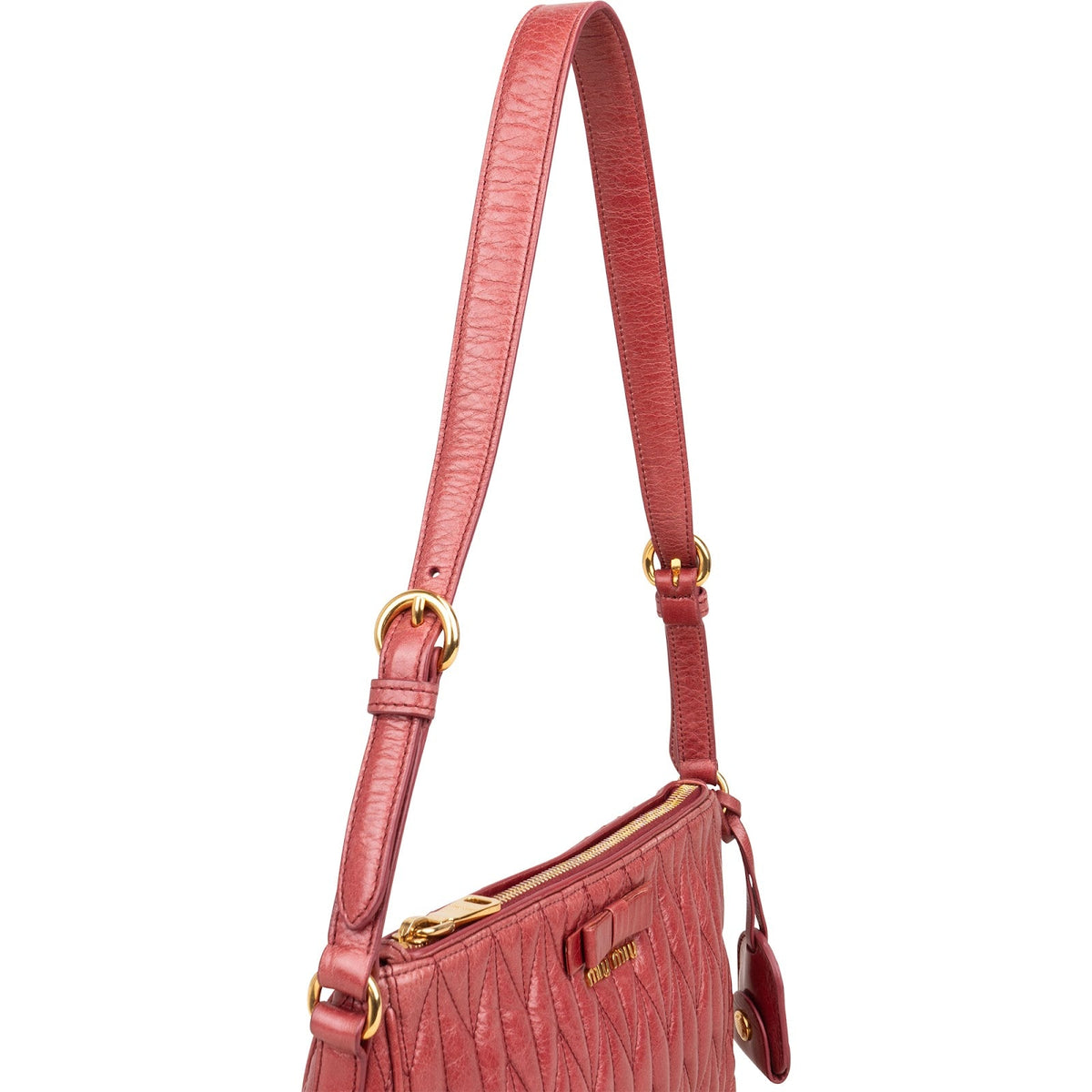 Miu Miu Quilted Nappa Leather Shoulder Bag
