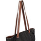 Chanel Maxi Denim CC Stitch Tote Shoulder Bag