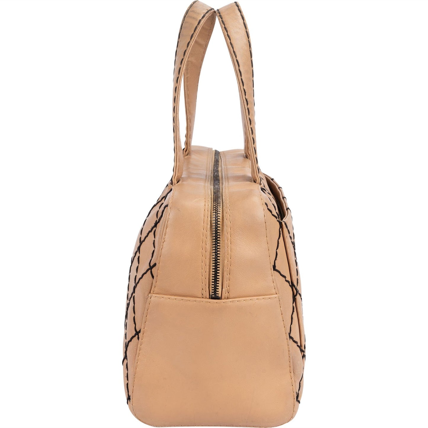 Chanel Stitching Leather CC Handbag