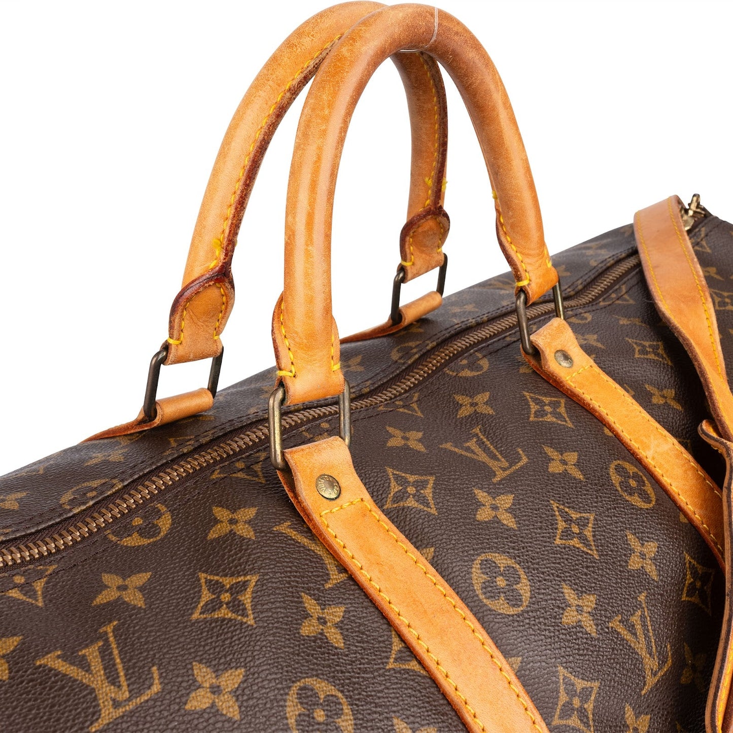 Louis Vuitton Monogram Canvas Keepall 55 Bandoulière Travel Bag