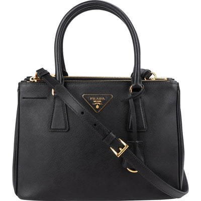 Prada Saffiano Leather Small Galleria Handbag