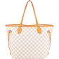 Louis Vuitton Monogram Damier Azur Canvas Neverfull MM Shoulder Bag