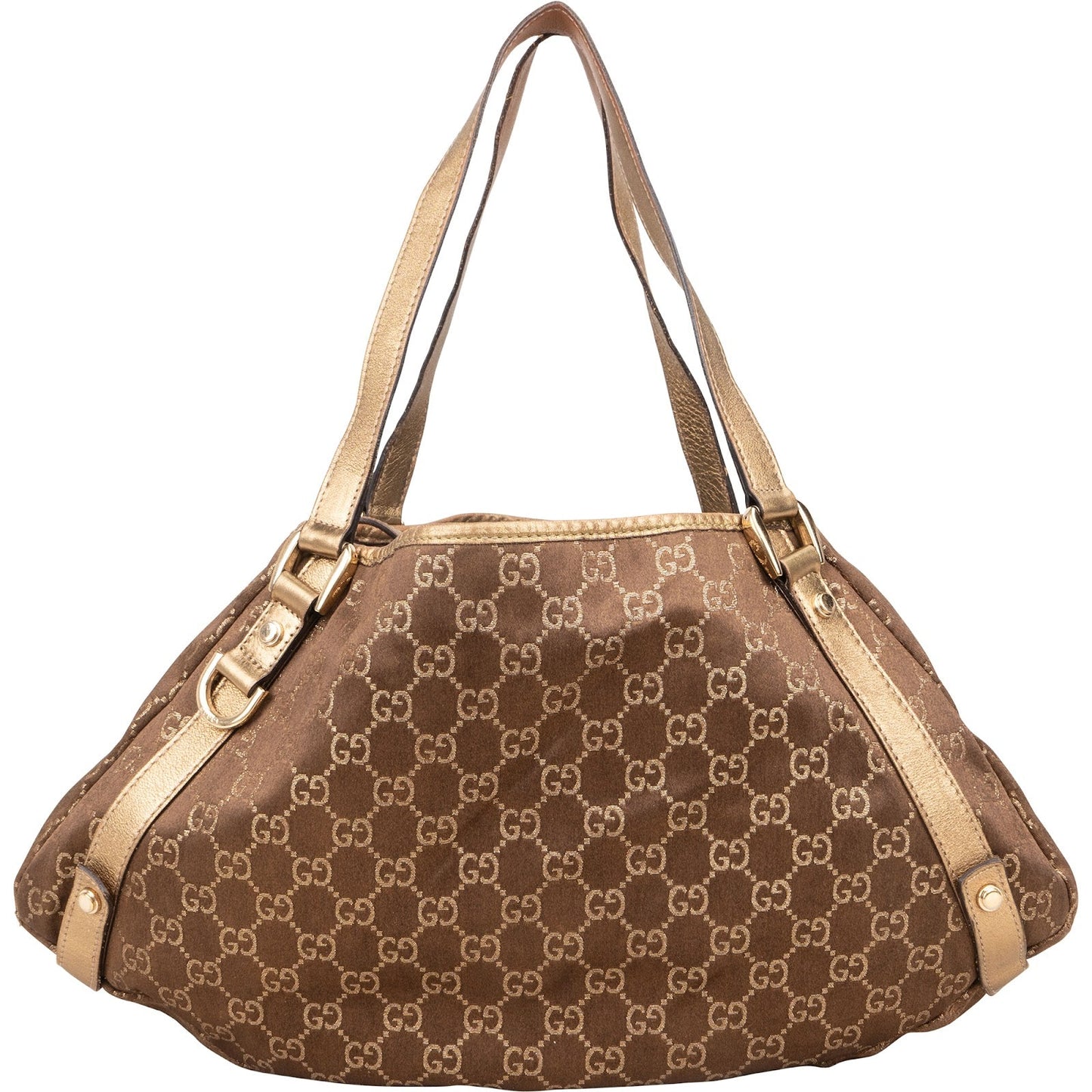 Gucci Monogram GG Metallic Abbey Hobo Shoulder Bag