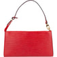 Louis Vuitton Red Epi Leather Pochette Accessoires Handbag