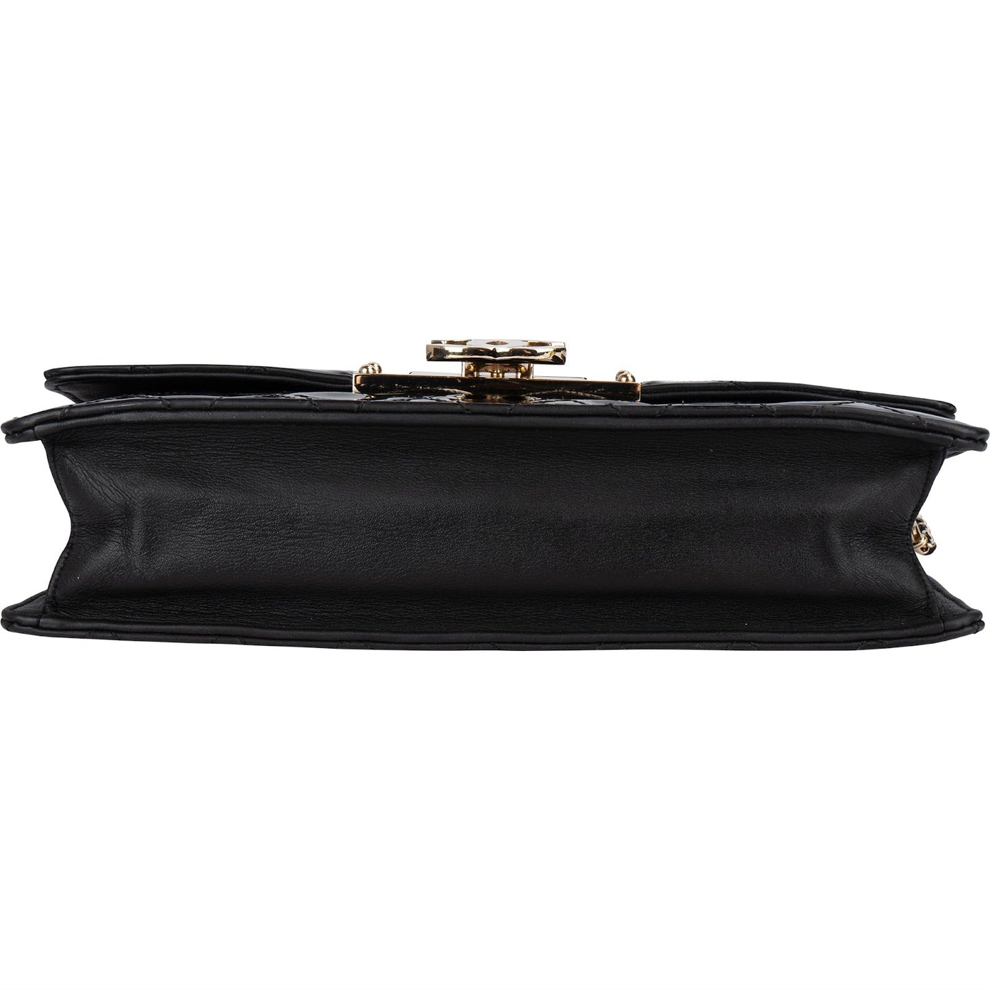 Chanel Quilted Patent Leather CC Crossbody Bag