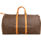 Louis Vuitton Monogram Canvas Keepall 55 Travel Bag