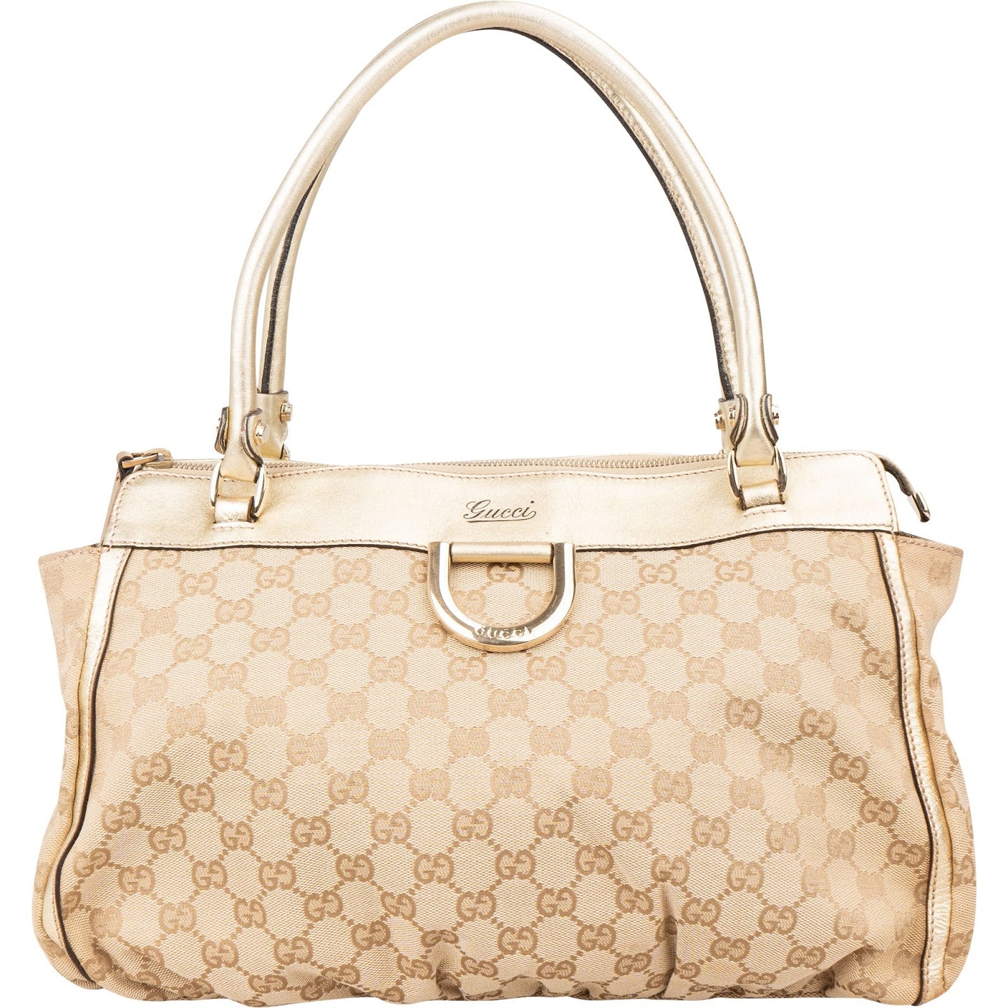 Gucci Monogram GG Canvas Abbey D-Ring Tote Shoulder Bag
