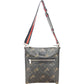 Gucci Monogram GG Supreme Canvas Tiger Print Messenger Crossbody Bag