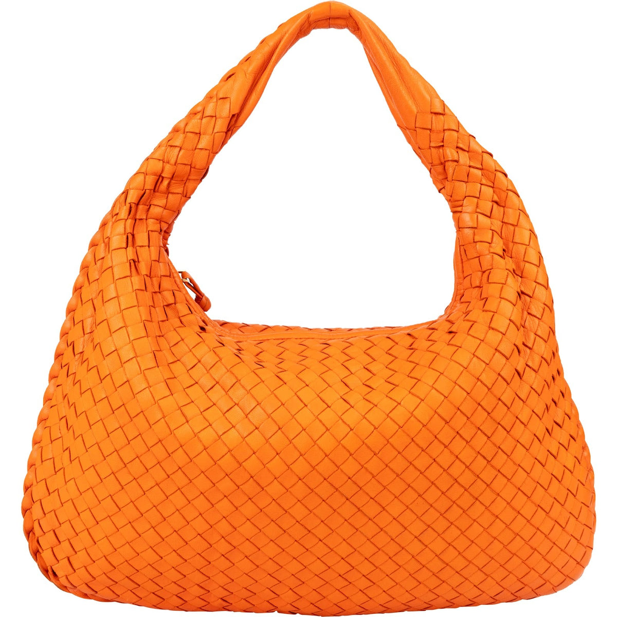 Bottega Veneta Belly Hobo aus Intrecciato-Leder – Vorderansicht