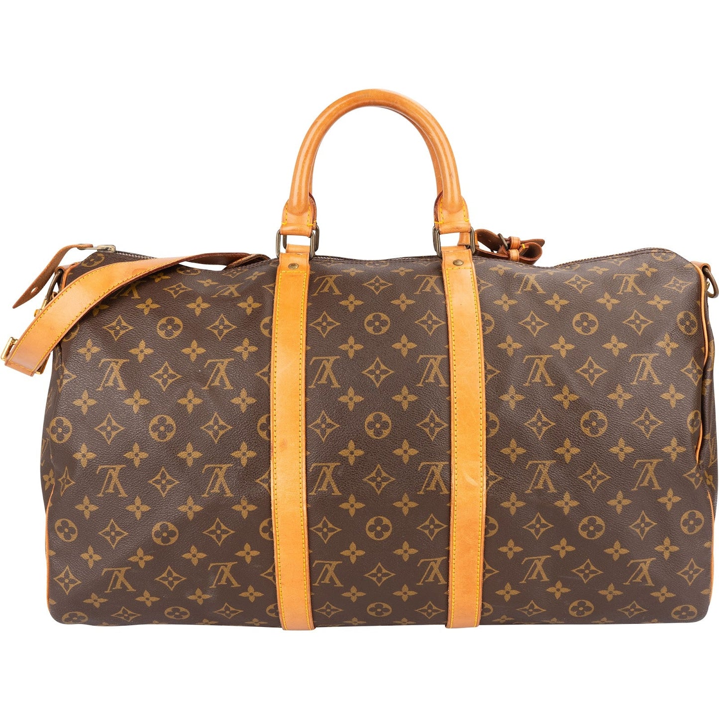 Louis Vuitton Monogram Canvas Keepall 50 Bandoulière Travel Bag