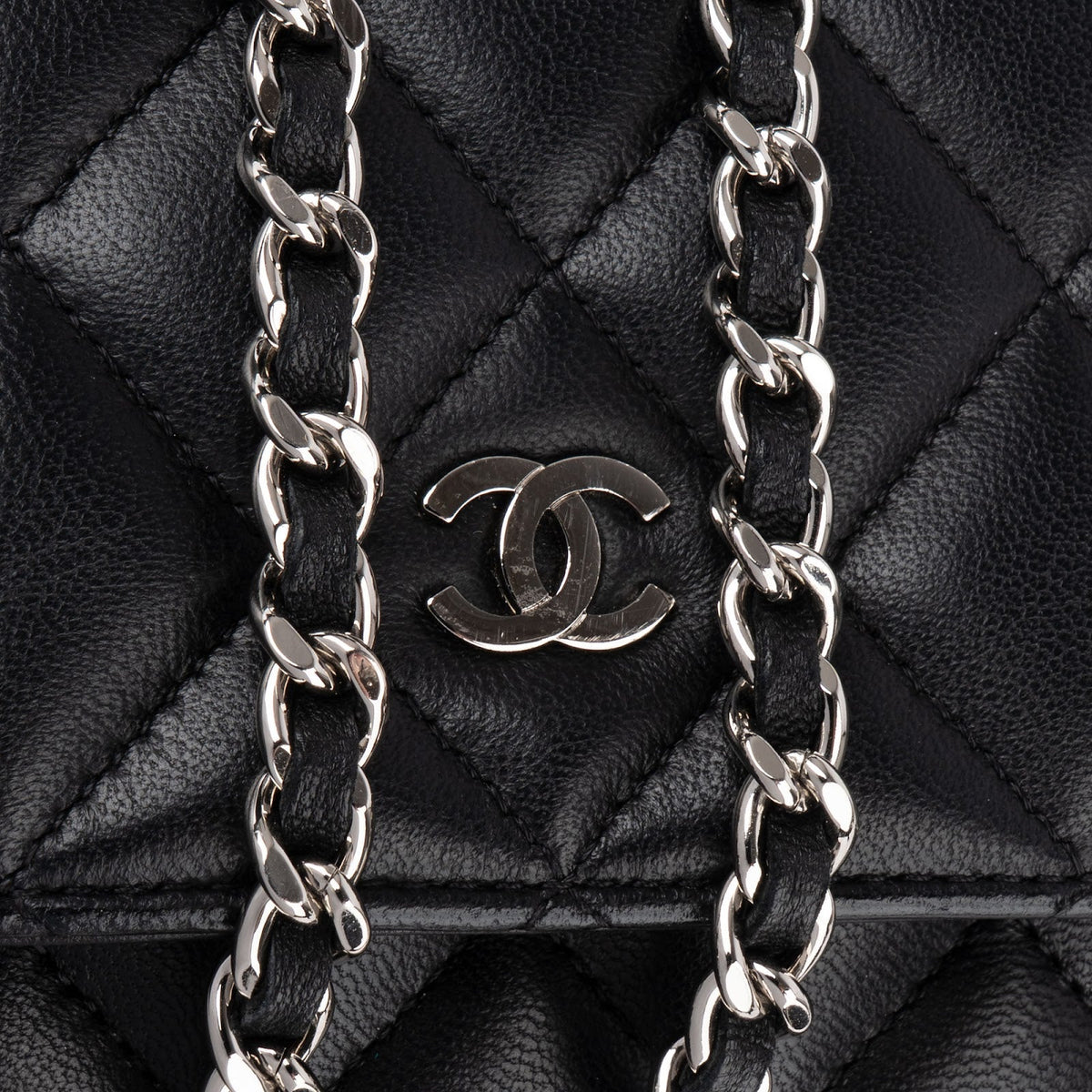 Chanel Wallet On Chain aus gestepptem Caviar-Leder – Ansicht 9