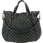 Gucci Green Monogram GG Canvas Hobo Handbag