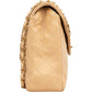 Chanel Quilted Lambskin 24K Gold Single Flap Shoulder Bag