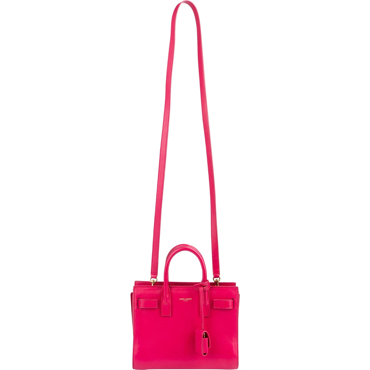 Saint Laurent Sac De Jour aus rosa Leder – Ansicht 6