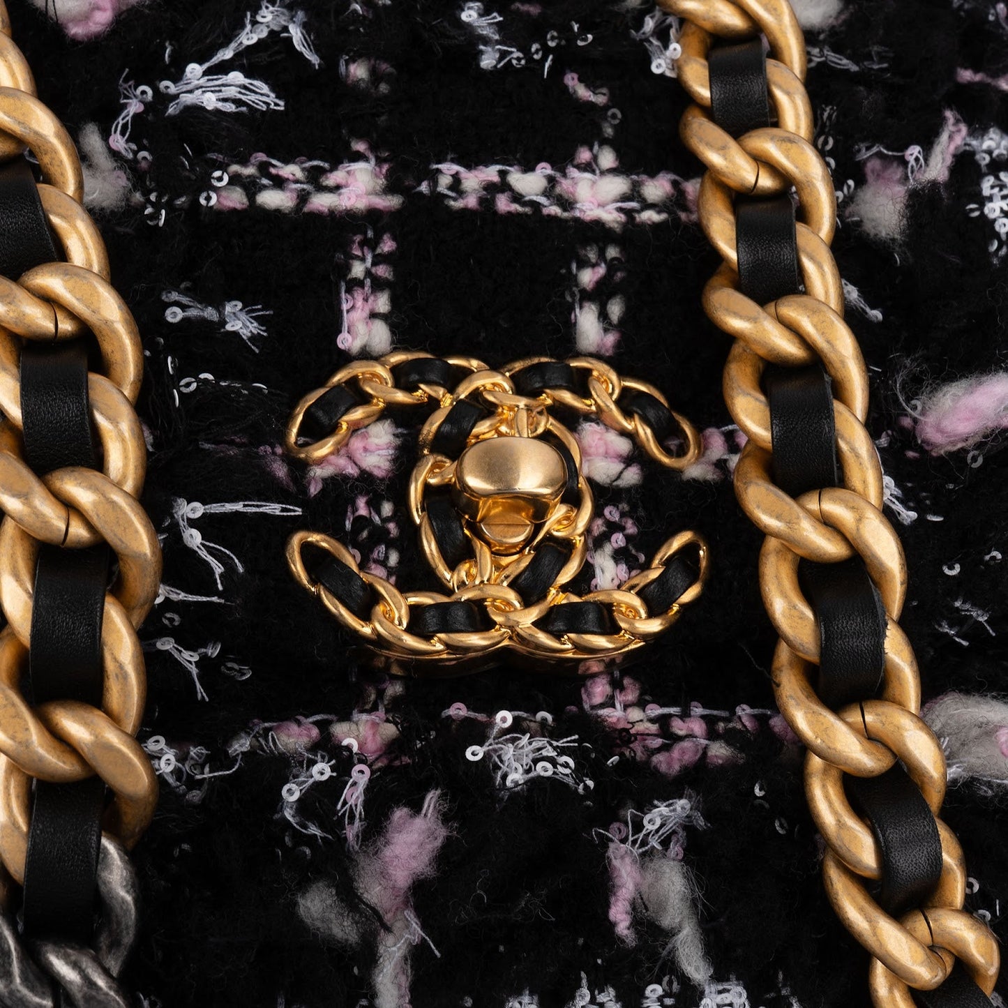 Chanel 19 Tweed Single Flap Crossbody Bag
