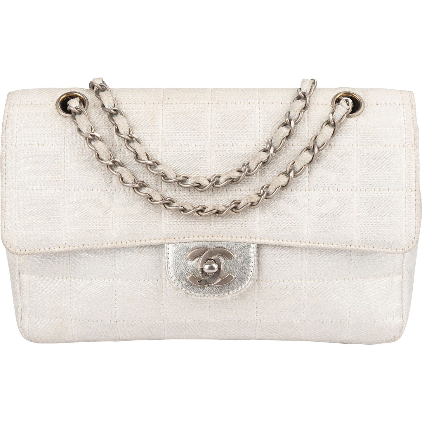 Chanel Travel Line Monogram Single Flap Shoulder Bag
