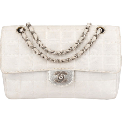 Chanel Travel Line Monogram Single Flap Shoulder Bag