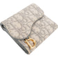 Christian Dior Trotter Monogram Saddle Compact Wallet