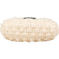 Fendi Black Wool Knit Baguette Shoulder Bag