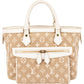 Louis Vuitton Cabas Sabbia MM aus Monogram Denim – Vorderansicht