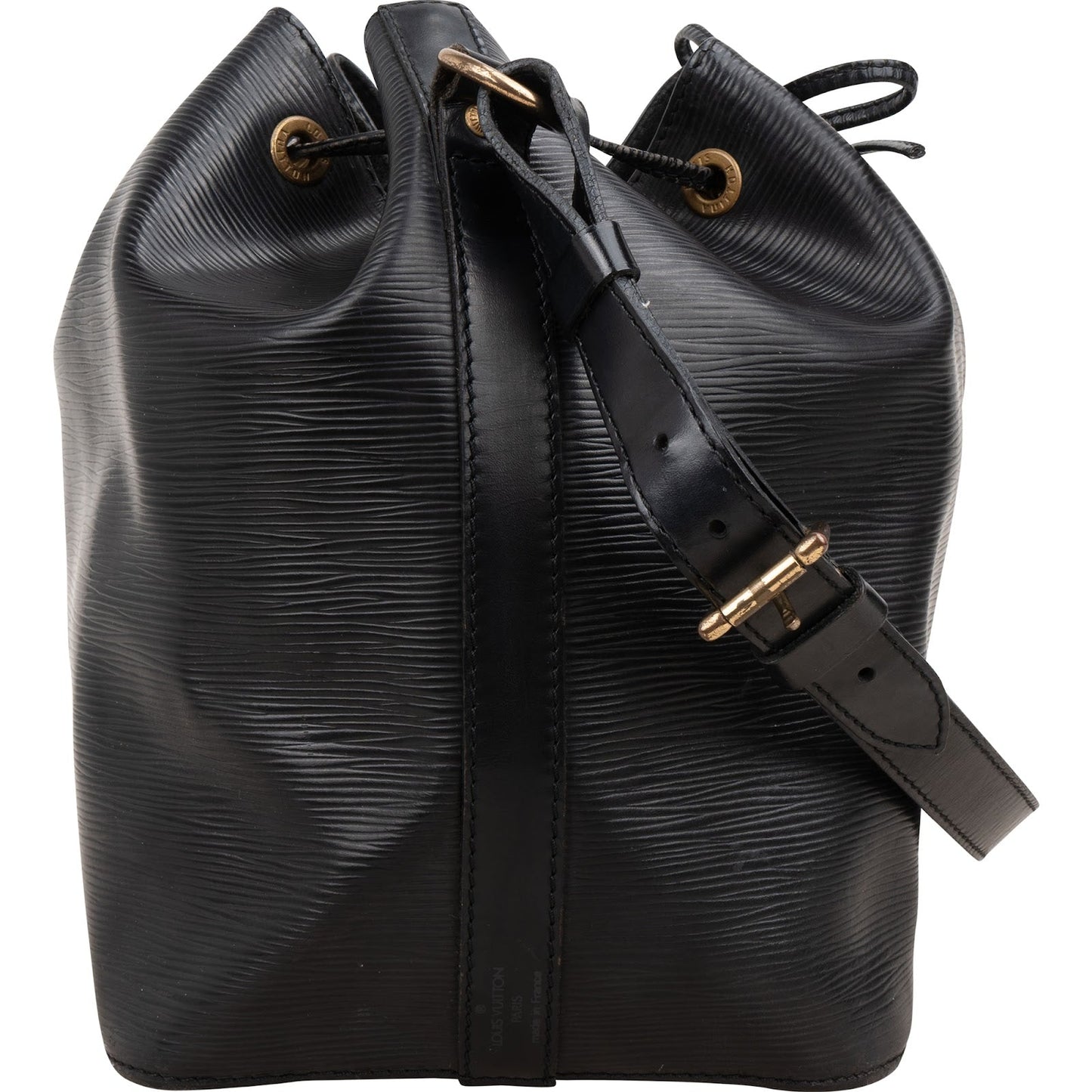 Louis Vuitton Noir Epi Leather Sac Noe Petit Shoulder Bag
