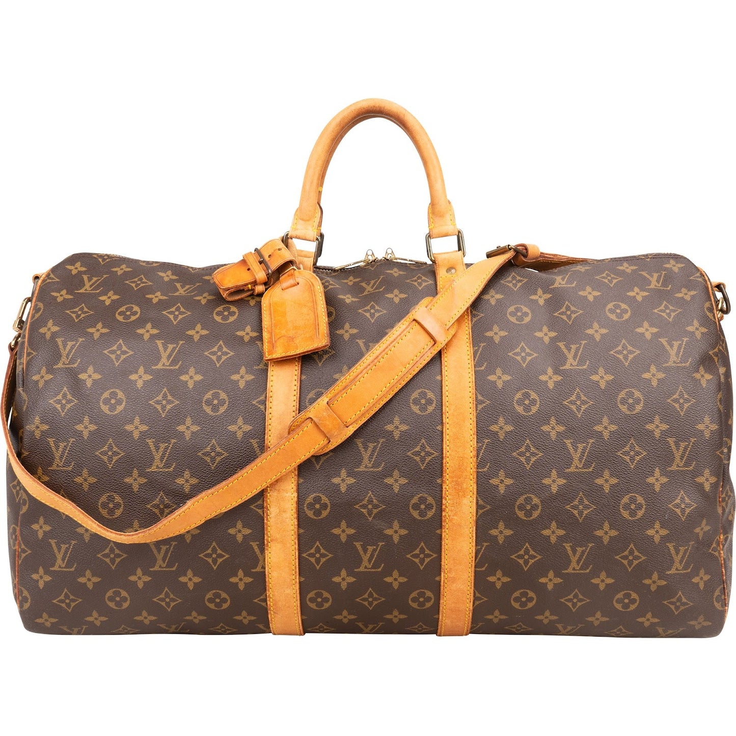 Louis Vuitton Monogram Canvas Keepall 55 Bandoulière Travel Bag