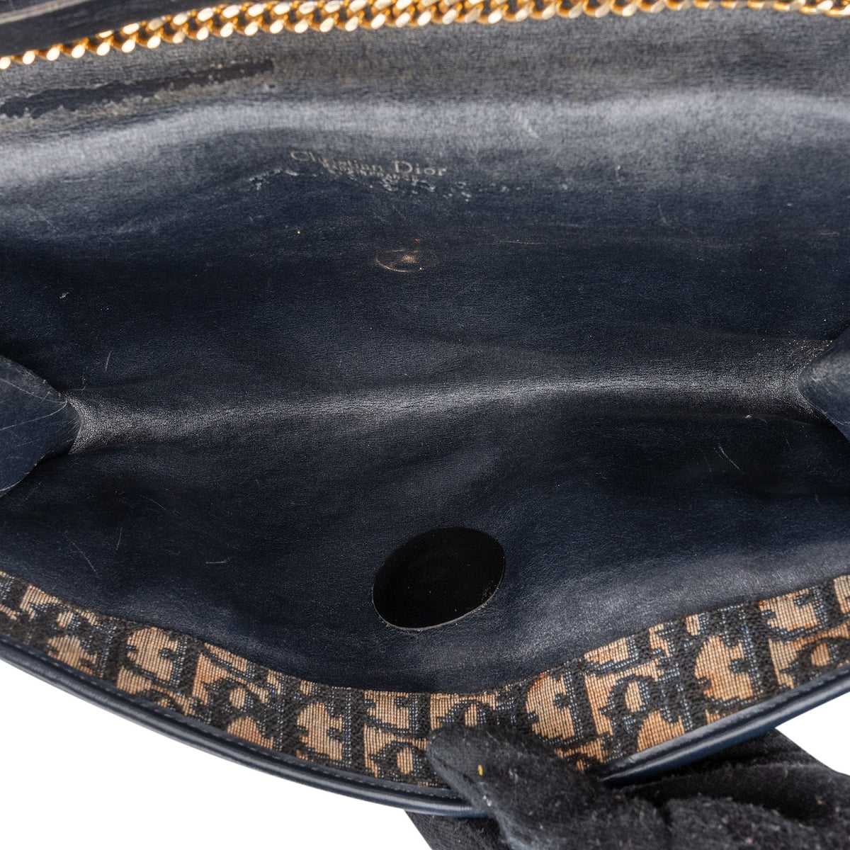 Dior Vintage Single Flap aus Trotter Jacquard – Ansicht 9