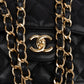 Chanel Quilted Caviar Leather Jumbo Double Flap Crossbody Bag