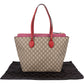 Gucci Monogram GG Supreme Linea A Shopper Handbag