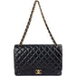 Chanel Quilted Lambskin Jumbo Double Flap Crossbody Bag