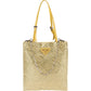 Prada Crystal Embellished Satin Small Tote Handbag