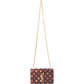 Saint Laurent Leather Heart Print Kate Crossbody Bag