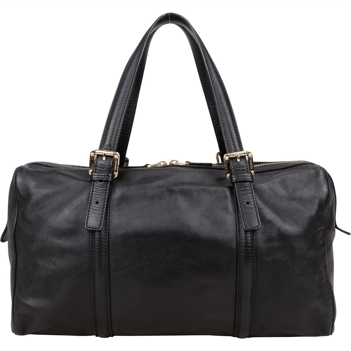 Gucci Leather Britt Boston Bag Handbag
