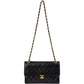 Chanel Quilted Lambskin 24K Gold Jumbo Double Flap Shoulder Bag