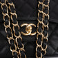 Chanel Quilted Caviar Leather Jumbo Double Flap Crossbody Bag