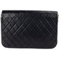 Chanel Quilted Lambskin 24K Gold Single Flap Crossbody Bag