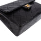 Chanel Quilted Lambskin 24K Gold Single Flap Crossbody Bag