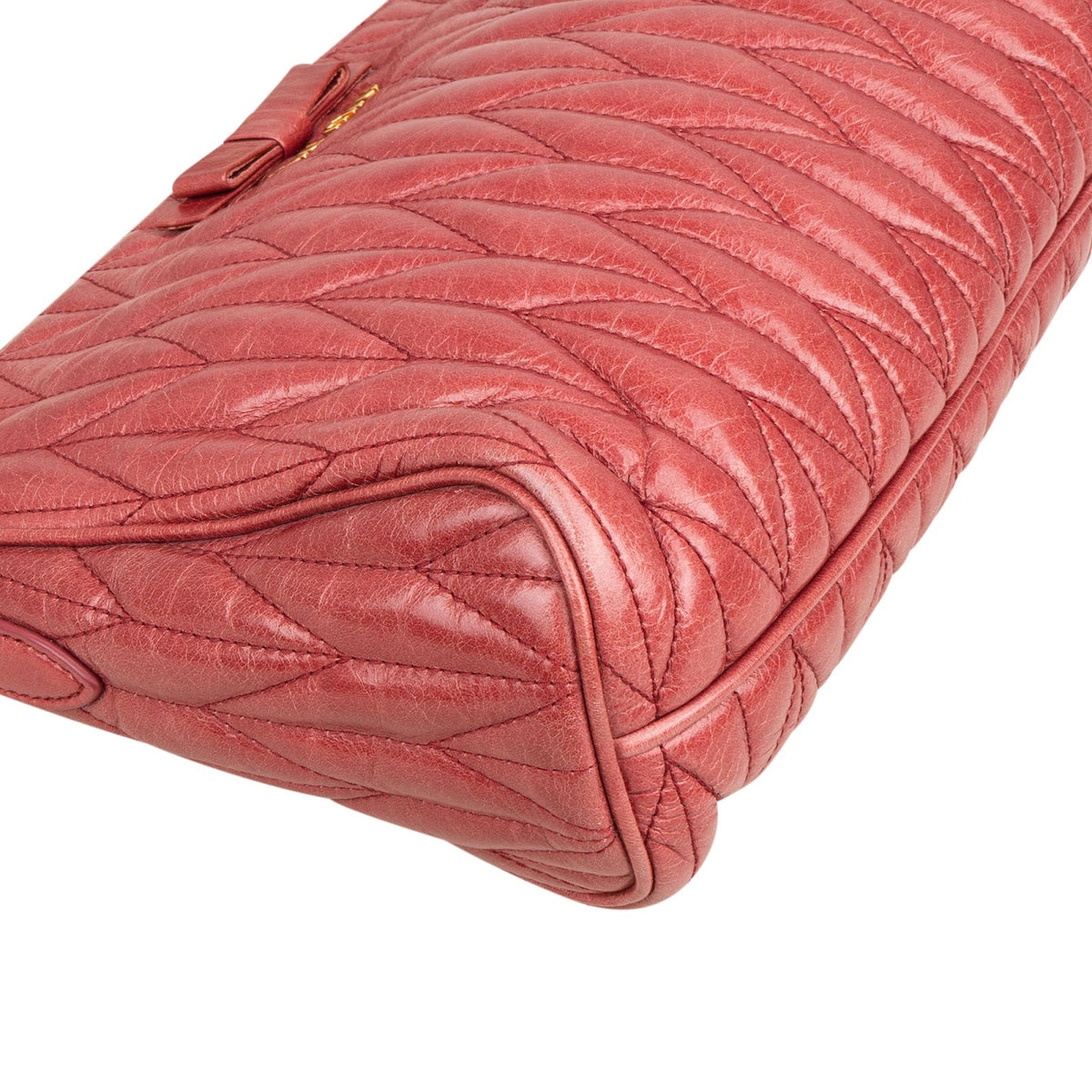 Miu Miu Quilted Nappa Leather Shoulder Bag