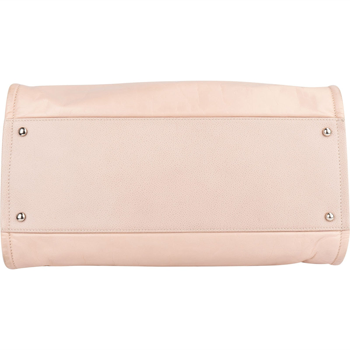 Chanel Rose Leather Shopper Deauville Shoulder Bag