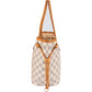 Louis Vuitton Monogram Damier Azur Canvas Neverfull PM Shoulder Bag