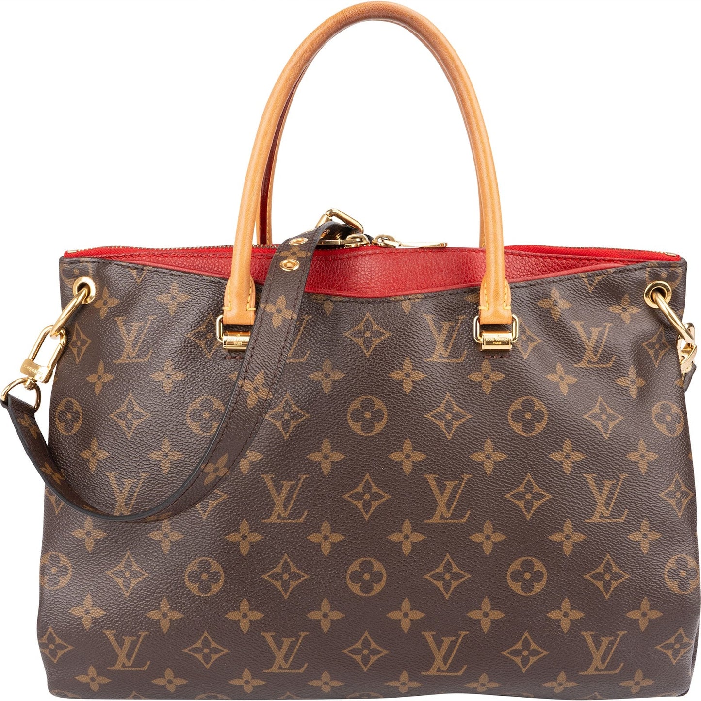 Louis Vuitton Monogram Canvas Pallas MM Handbag