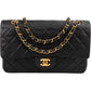 Chanel Quilted Lambskin 24K Gold Medium Double Flap Shoulder Bag