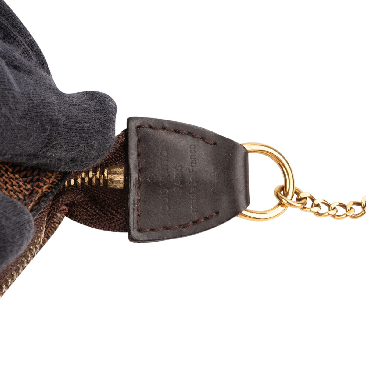 Louis Vuitton Monogram Damier Ebene Mini Pochette Accessoires Handbag