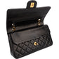 Chanel Quilted Lambskin 24K Gold Medium Double Flap Shoulder Bag